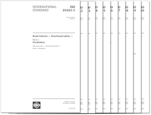 Cover page: ISO 26262 road vehicles functional safety 